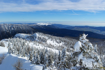 Panorama invernale sull'Altopiano di Asiago Panorama invernale sull'Altopiano di Asiago
