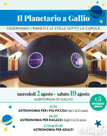 Planetario a Gallio 2017 Planetario a Gallio 2017