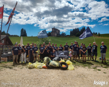 Plastic free onlus cleanup Piana del Prunno, Asiago - luglio 2022