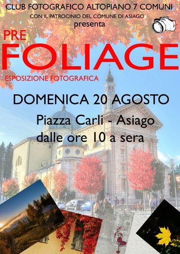 Pre Foliage 2017 Asiago Pre Foliage 2017 Asiago