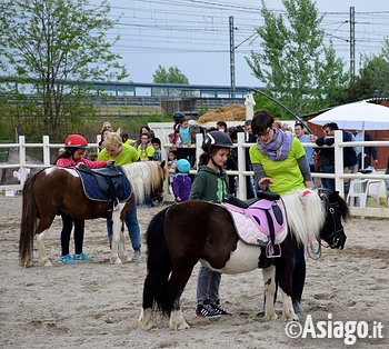 bambini con pony a Roana bambini con pony a Roana