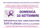 World Alzheimer's Day 2019 - Information and awareness initiatives on the Asiago Plateau - 22 September 2019