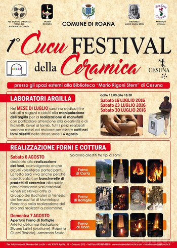 1 cucu festival della ceramica a Cesuna di Roana 1 cucu festival della ceramica a Cesuna di Roana