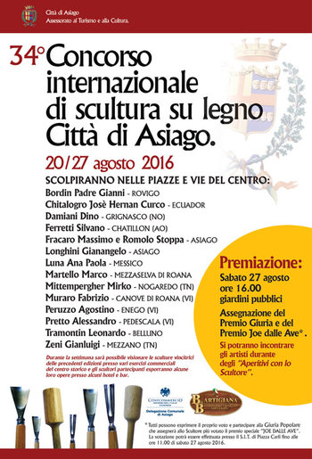 34 concorso sculrura legno asiago