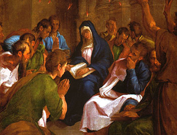 Discesa dello Spirito Santo di Jacopo da Ponte