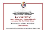 Inaugurazione monumento "LA CACCIATA" di Giovanni Paganin ad Asiago - 1 agosto 2019