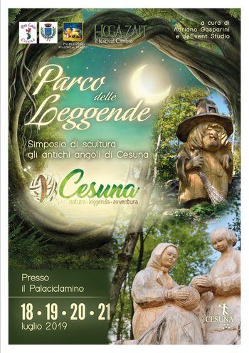 parco delle leggende simposio di scultura gli antichi angoli di cesuna 2019