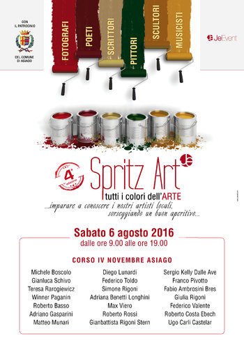 Spritzart 2016 artisti Spritzart 2016 artisti