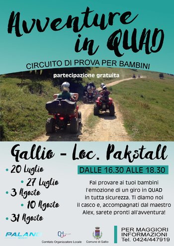 Avventure in quad a Gallio