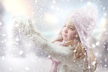 Bambina nella neve Bambina nella neve