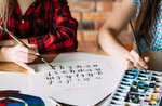 "Calligraphy Course" - Children's Workshop in Asiago - July 6, 2019