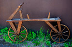 "Wie spielende Kinder zu Beginn des Jahres 1900.  Das Fahrrad "Asiago Gefängnissen Museum-August 29, 2017