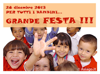 Festa bambini asilo Regina Margherita Asiago