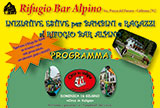 Iniziative estive per ragazzi al Rifugio Bar Alpino, 14 luglio Altopiano Asiago