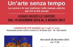 "Hexen im Museum-Accogliamole mit Kinderreimen und Kunst", Museum von Asiago, 6. Januar 2017 Gefängnissen