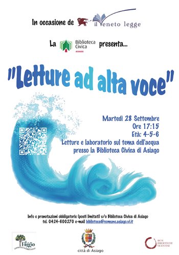 Letture sul tema dell'acqua alla Biblioteca Civica di Asiago