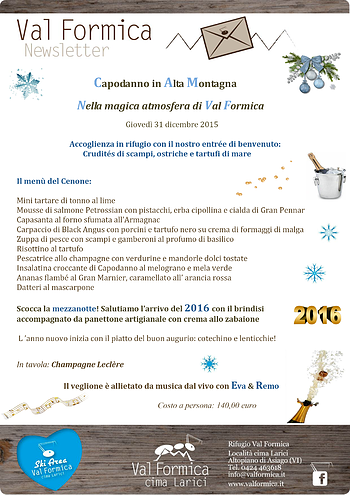Capodanno 2016 Val Formica