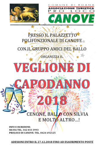 Capodanno canove 2019