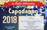 Neue Jahr 2018 in Baita Maron, Enego-31. Dezember 2017