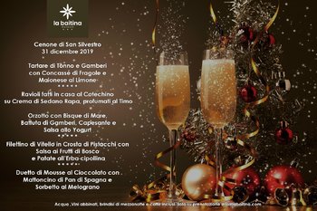 Menu cenone capodanno 2020 Baitina Asiago