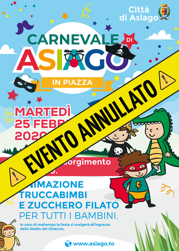 Annullato Carnevale Asiago 2020 