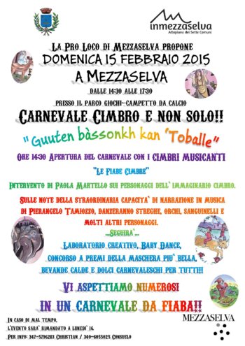 Carnevale Cimbro 2015 Mezzaselva