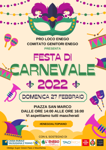 Festa di Carnevale 2022 a Enego