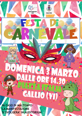 Festa di carnevale a Gallio Festa di carnevale a Gallio