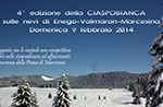 4ª edizione CIASPOBIANCA sulle nevi di Enego Valmaron Marcesina, 2 marzo 2014