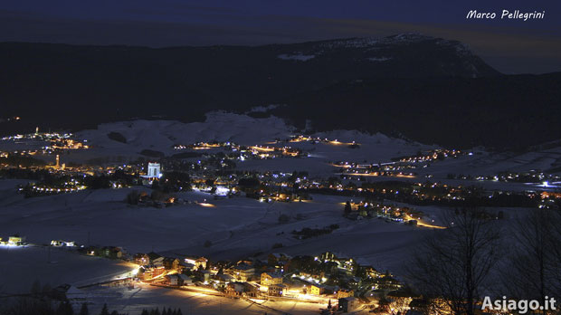 Altopiano di Asiago di notte