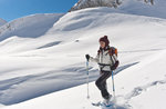 Schneeschuh-Wanderung, Alpine Hütte Bar, Hochebene von Asiago, 5. Februar 2017