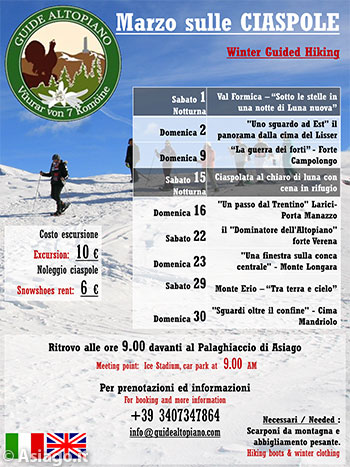 Marzo sulle Ciaspole - Guide Altopiano 2014