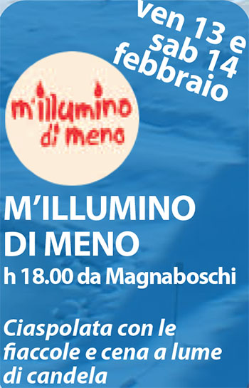 M'Illumino di Meno 2015 - Rifugio Bar Alpino