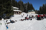 Ciaspolata al tramonto e cena al Rifugio Bar Alpino, Altopiano di Asiago 2016