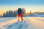 Schneeschuhwandern im Schnee in Treschè Conca - 30. Dezember 2021