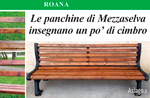 Le panchine di Mezzaselva insegnano un po’ di cimbro