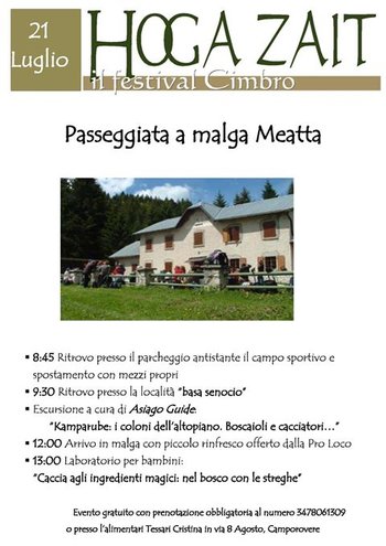 Passeggiata a malga meatta