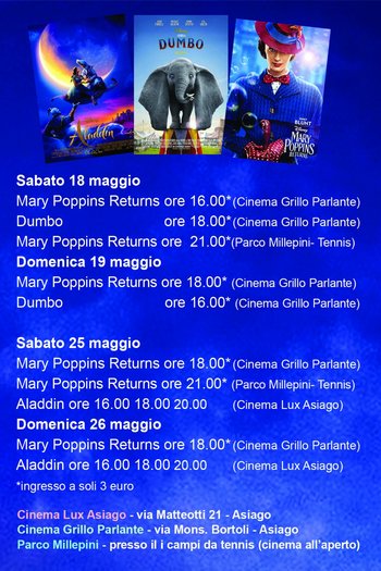 Cinema Asiago da Fiaba 2019 Cinema Asiago da Fiaba 2019