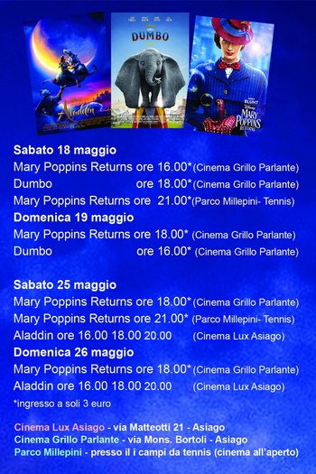 Cinema Asiago da Fiaba 2019