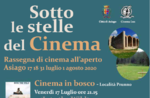 SOTTO LE STELLE DEL CINEMA - Rassegna di cinema all'aperto ad Asiago - Estate 2020