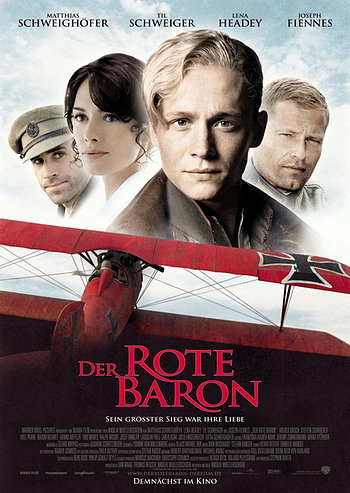 Il barone rosso poster film Grande Guerra