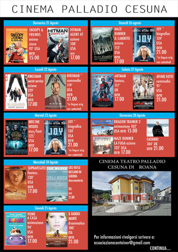 programmazione cinema palladio cesuna 3 programmazione cinema palladio cesuna 3