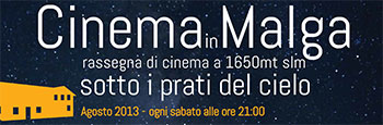Pieghevole Rassegna Cinema in Malga Longara di Dietro Pieghevole Rassegna Cinema in Malga Longara di Dietro