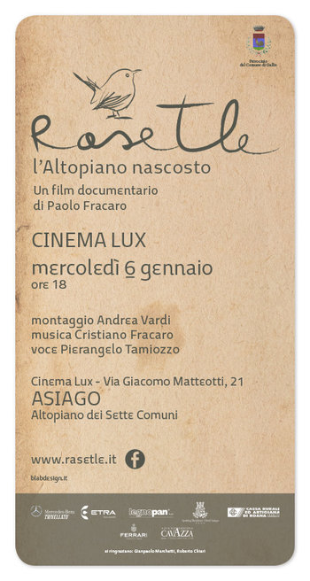 Rasete Cinema Lux Asiago 6 gennaio 2016