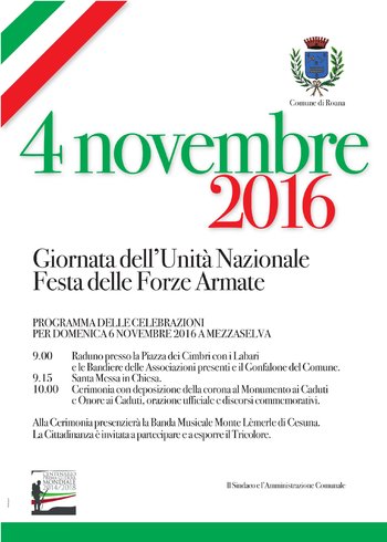 4 novembre 2016 4 novembre 2016