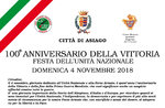 100°anniversario della vittoria - Festa dell'Unità Nazionale ad Asiago | 4 novembre 2018