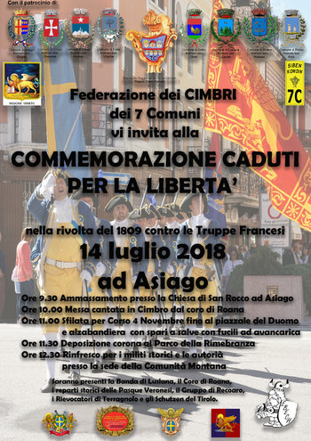 Commemorazione Caduti Asiago 2018