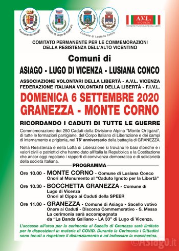 Commemorazione eccidio ranezza 2020