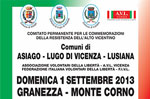 Commemorazione dell' Eccidio di Granezza domenica 1 settembre 2013