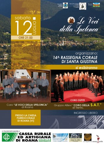 14ª rassegna corale di Santa Giustina a Roana 14ª rassegna corale di Santa Giustina a Roana